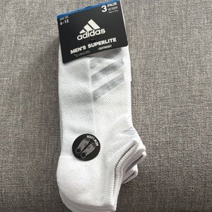 Adidas Men's Superlite Lightweight White Socks
3 pair pack.